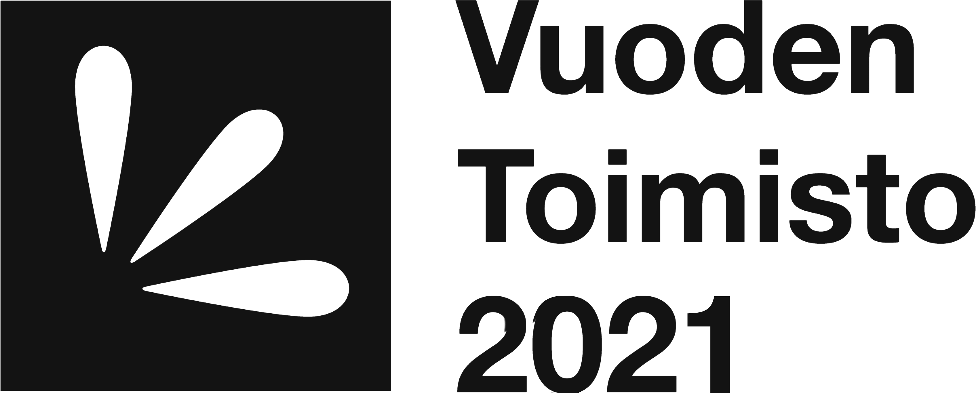 Vuoden toimisto 2021 -logo